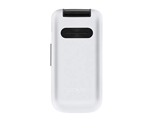 Alcatel 2053D - Teléfono Móvil Dual SIM de 2.4" (2G, RAM de 4 MB, Cámara VGA de 1.3 MP), Bluetooth, Blanco