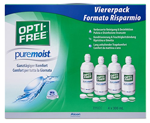 Alcon Opti- Free PureMoist Systempack 4 x 300 ml