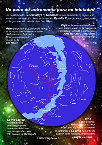 Alcrea. Luna + 462 Estrellas Fluorescentes Luminosas + 2 Mapas simplificados con constelaciones + tiras fosforescentes para marcarlas. Brillan en la oscuridad con luz más brillante. SIN PLANTILLA