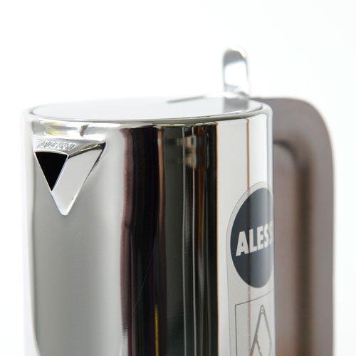 Alessi 9090/6 - Cafetera italiana de acero inoxidable brillo 18/10 con base magnética