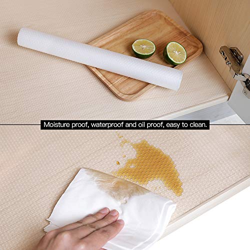 Alfombrillas Nevera FEIGO Antideslizante Cocina EVA Alfombrillas Transparente para Cajones Cocina,Protector Antideslizante para Cajones, Adecuado para Gabinetes,Refrigeradores,Mesas y más