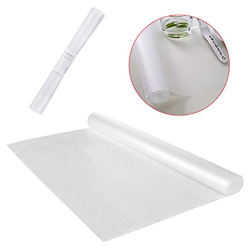 Alfombrillas Nevera FEIGO Antideslizante Cocina EVA Alfombrillas Transparente para Cajones Cocina,Protector Antideslizante para Cajones, Adecuado para Gabinetes,Refrigeradores,Mesas y más