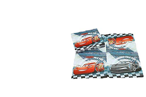 ALMACENESADAN, 0500, Pack Desechables Fiestas y cumpleaños Disney Cars, Pack 6 Platos 20 cms, Pack 6 Vasos, Pack 16 servilletas Disney Cars