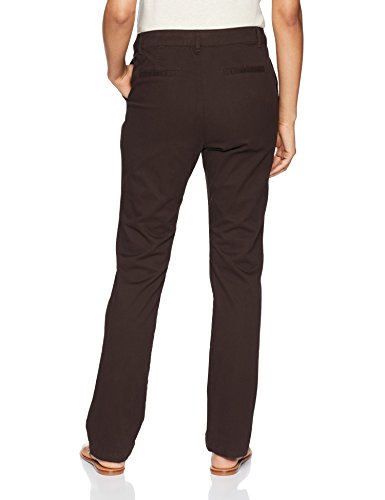 Amazon Essentials Straight-fit Stretch Twill Chino Pantalones informales, marrón, 12 Regular