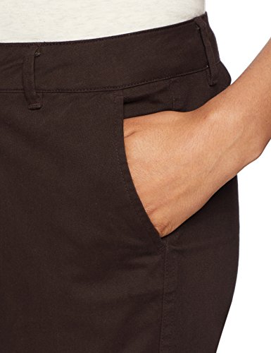 Amazon Essentials Straight-fit Stretch Twill Chino Pantalones informales, marrón, 12 Regular