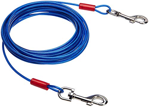 AmazonBasics - Cable para atar perros, hasta 27 kg, 7,62 m