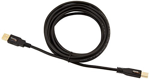 AmazonBasics - Cable USB 2.0 de tipo A macho a tipo B macho (3 m)