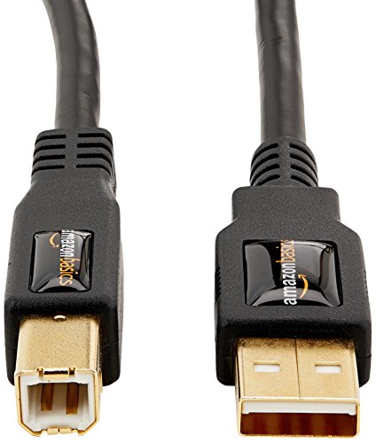 AmazonBasics - Cable USB 2.0 de tipo A macho a tipo B macho (3 m)