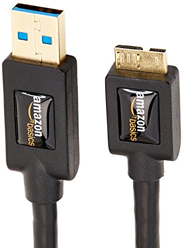 AmazonBasics - Cable USB 3.0 A macho a micro B (0,9 m)