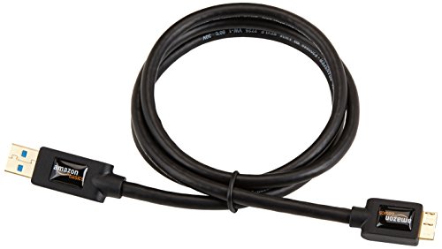 AmazonBasics - Cable USB 3.0 A macho a micro B (0,9 m)