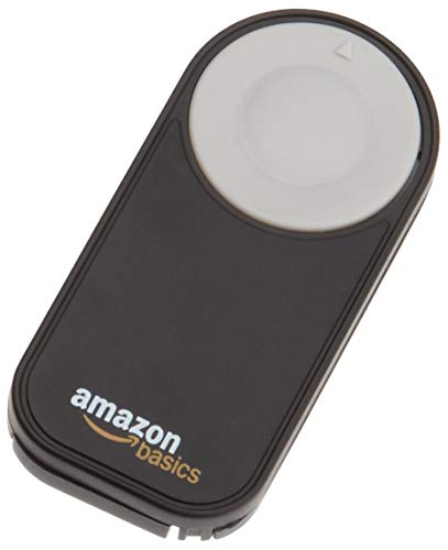 AmazonBasics - Disparador inalámbrico para cámara réflex digital, (5 metros), negro