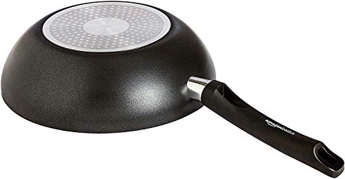 AmazonBasics Sartén Wok de inducción antiadherente, 28 cm