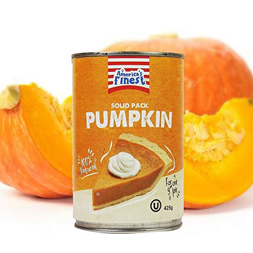 America's Finest, Pumpkin Puree - 100% Pure Pumpkin - 425g Tin, Pack of 2