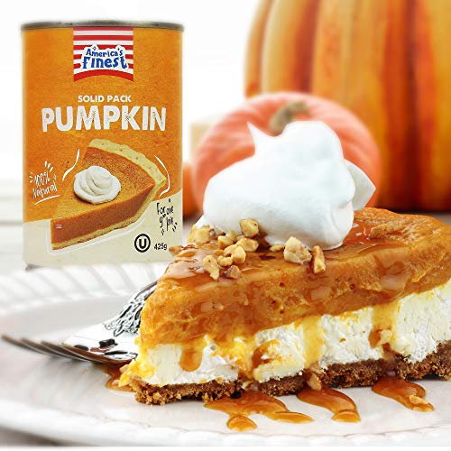 America's Finest, Pumpkin Puree - 100% Pure Pumpkin - 425g Tin, Pack of 2