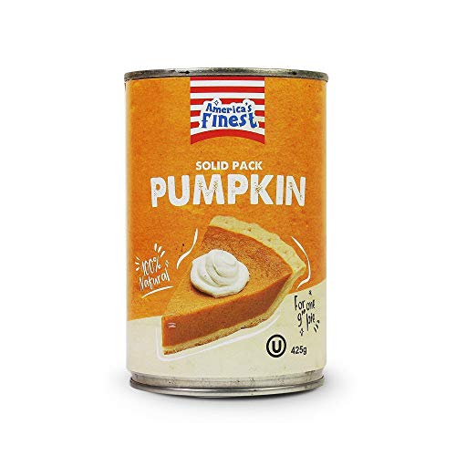 America's Finest, Pumpkin Puree - 100% Pure Pumpkin - 425g Tin, Pack of 2