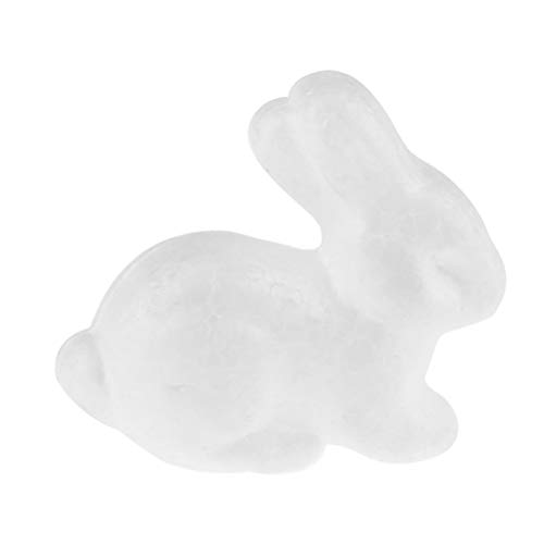 Amosfun - Juego de moldes de Espuma para decoración de Conejos de Pascua, 12 Unidades, 6,5 cm