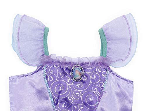 AmzBarley Sirena Vestido Niña Sirenita Princesa Disfraz Ropa Niña Cumpleaños Accesorios Boda Fiesta Bautizo Cosplay Halloween Carnaval Navidad 3-4 Años