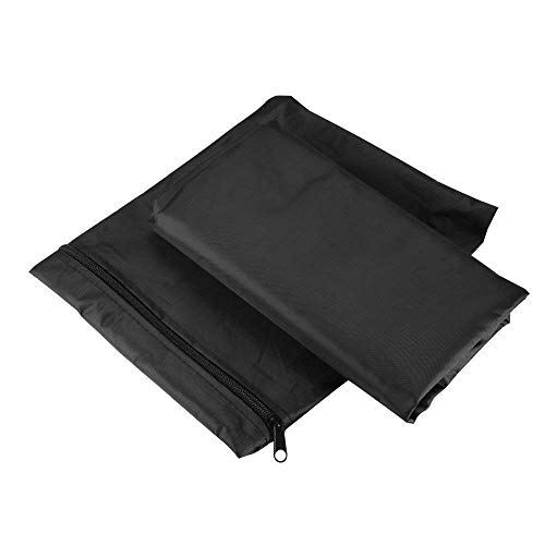 Anderlay Fundas Exterior Jardin Poliéster y PVC Impermeable Fundas Muebles Jardin Negro 250 x 250 x 90CM