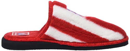 Andinas, Zapatillas de casa Unisex, Multicolor (RAYAS BLANCO-ROJO BORD. ATCO. MADRID), 40 EU