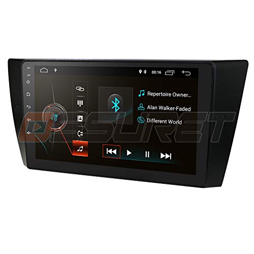 Android 10 Radio Bluetooth Apto para BMW 3 Series E90 / E91 / E92 / E93 2006-2012, navegación GPS para automóvil DIN único 9 Pulgadas 1080P Reproductor de Video 4G WiFi OBD2 TPMS Control del Volante