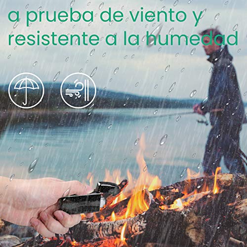 AngLink Mechero Eléctrico, Encendedor Electrico Doble Arco, USB Recargable sin Llama Resistente al Viento Plasma Encendedor con Cable USB y Caja de Regalo (Negro Brillante)