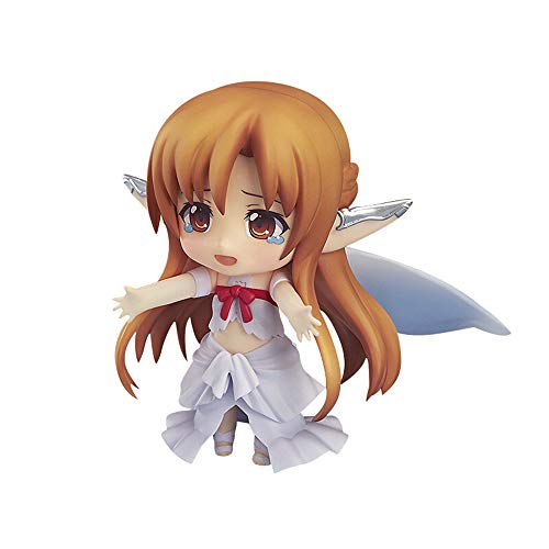 Animado Sword Art Online Figura Q Yuki Asuna Jaula De Pájaro De La Muñeca Modelo PVC Papel Juguetes Estatua Decoración 10cm