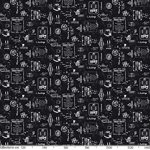 Anro - Mantel de Hule, Lavable, diseño Retro, 180 x 140 cm, Color Negro