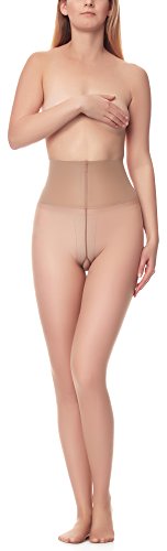 Antie Moldeadora Cuerpo Medias para mujer 20 DEN M5104 (Marrón Claro, M (Tamaño del fabricante: 3))