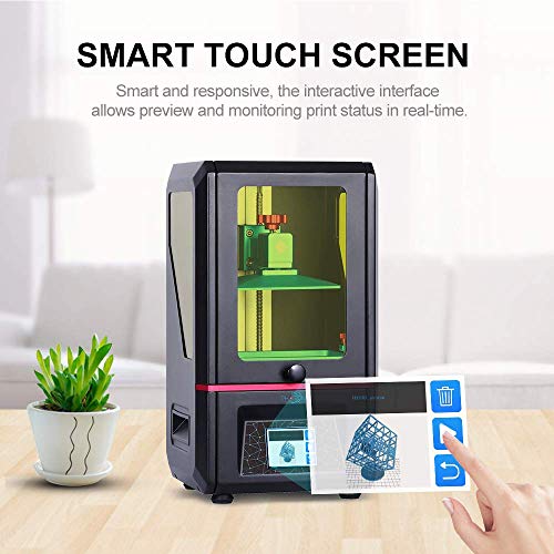 ANYCUBIC Impresora 3D Photon LCD UV Pantalla Tactil Inteligente Alta Precisión Tamaño de Impresión 115mm * 65mm * 155mm