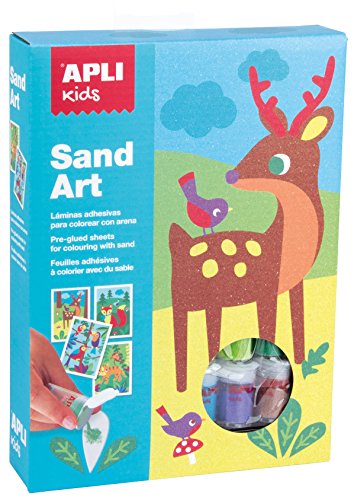 APLI Kids - Sand art, juego para decorar y colorear con arena