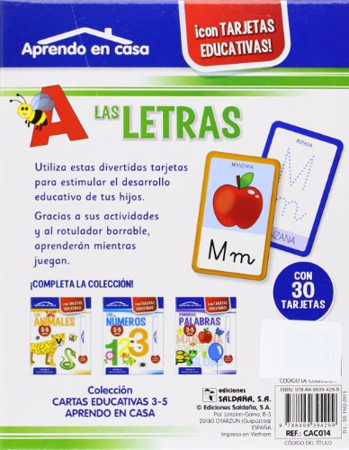 APRENDO EN CASA LAS LETRAS (3-5 años)