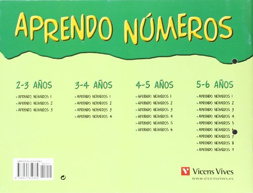 Aprendo Números. Cuaderno 7 - 9788431654382