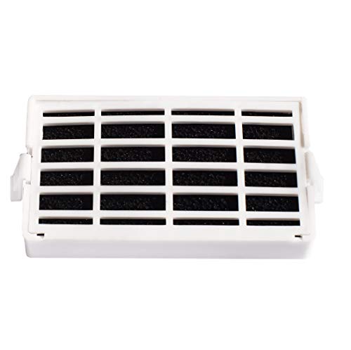 Aqualogis Paquete de 4 - Filtro antibacteriano para el frigorífico Whirlpool, Indesit, KitchenAid, Hotpoint - compatible con el sistema aire sano Microban ANT001, ANT-001, ANTF-MIC, 481248048172