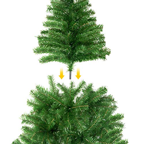 Árbol de Navidad Artificial Arboles C/Soporte Metálico (Verde Brillo, 210cm 668Tips)