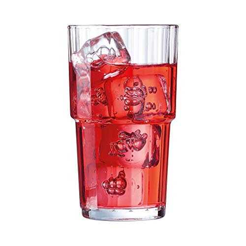 Arcoroc ARC 61697 Norvege - Juego de 6 vasos (250 ml, cristal), transparente