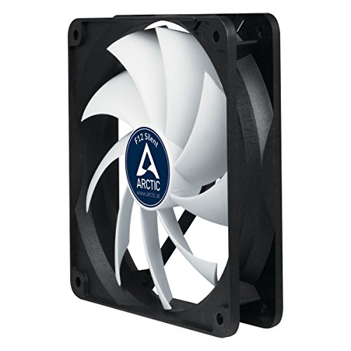 ARCTIC F12 Silent - 120 mm - F-Series Ventilador de Caja para CPU, Gris/ Blanco