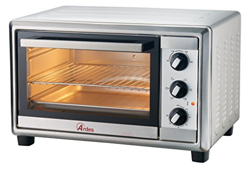 Ardes AR6224X horno tostador 24 L Acero inoxidable 1500 W - Hornos tostadores (24 L, Acero inoxidable, Giratorio, 90-230 °C, Mecánico, 60 min)