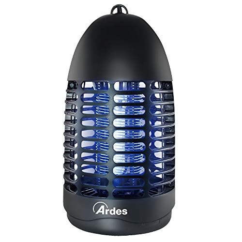 Ardes AR6S07 ZAK - Mosquitera eléctrica de descarga, 7 W, insecticida Killer gancho colgante con recogedor de insectos, negro