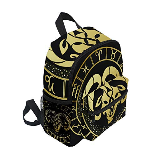 Aries Signo del Zodiaco Mochila Escolar Estudiante Bolsas de Libros para niños Viaje Daypack niña niño 3-8 años de Edad Preescolar