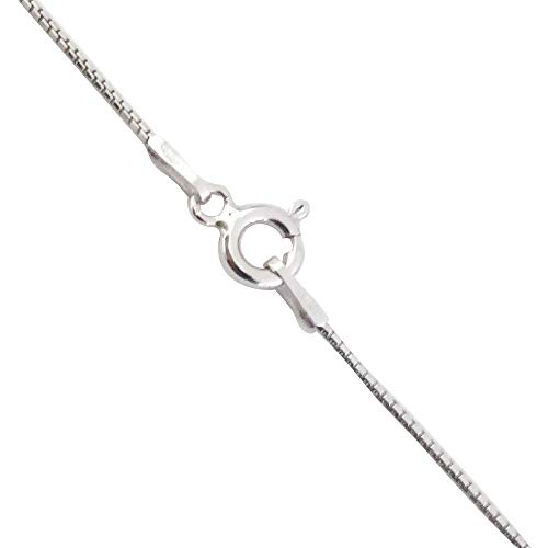 ARITZI - Colgante en Plata de Ley 925 con Forma de Punta en Piedra Natural - Incluye una Cadena Box Chain de 45cm de Plata - Malaquita