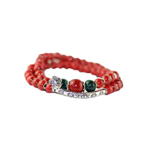 ARMONY PARIS Pulsera Protección, Marca Francesa, Pulsera Tibetano para Mujer y Niñas, Chakras