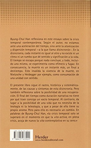 Aroma del tiempo,El: Un ensayo filosófico sobre el arte de demorarse (Pensamiento Herder)