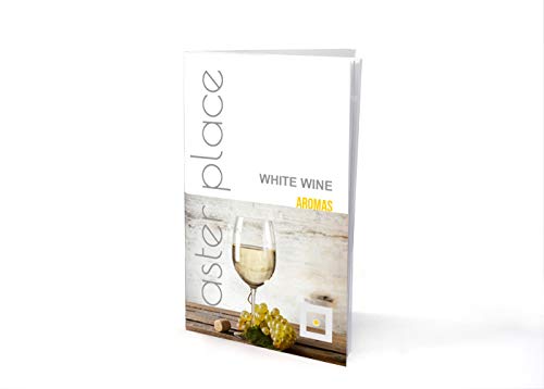 Aromas de vino blanco - Versión en inglés - kit de aromas para cata de vino. - para sumilleres y aficionados.
