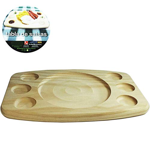 ARTEMA Bandeja de Madera para Salsas 2 x 30 x 20 cm