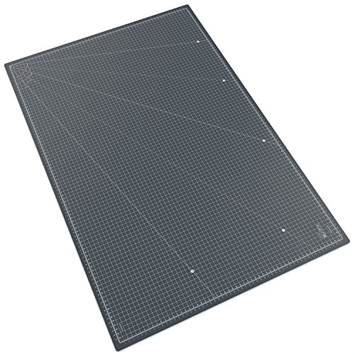 Arteza Base de corte autorreparable para cuchilla circular | Alfombrilla de doble cara para costura | Plancha de corte para medir en centímetros | Tamaño A1 90 x 60 cm (3 mm de grosor)