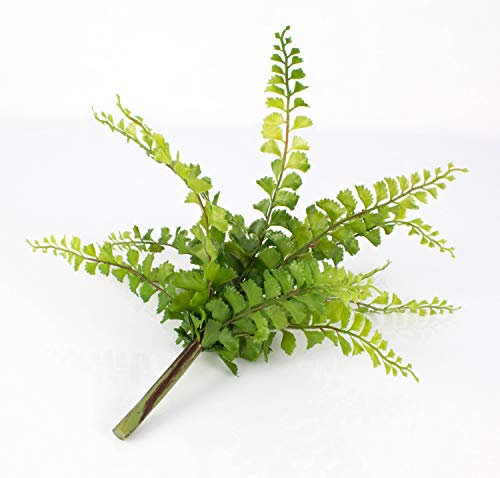 artplants.de Adiantum Artificial con 16 frondas, con Vara de Ajuste, 35cm, Ø 40cm - Culantrillo de Pozo - Flor Decorativa