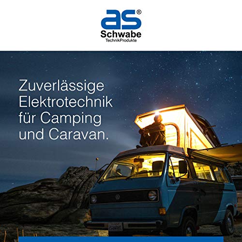 AS Schwabe 60484 - Enchufe de alimentación para caravanas (230 V/16 A, 3 Pines)
