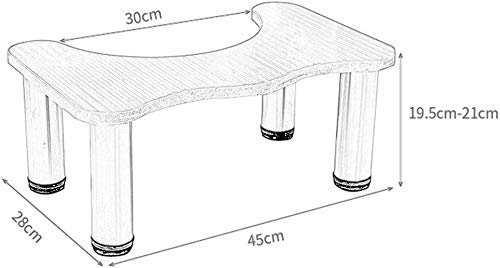 Aseo heces, heces de Madera Eyacular Aseo baño Taburete de Paso del hogar Antideslizante aumentadas Espesada for Adultos Embarazada Elder niños del niño (Color: Estilo B) xiao1230 (Color : Style B)