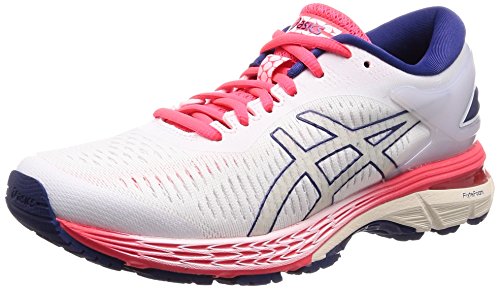 Asics Gel-Kayano 25, Zapatillas de Entrenamiento para Mujer, Blanc Blanc, 39.5 EU