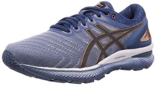 Asics Gel-Nimbus 22, Zapatillas de Running por Hombre, Gris (GlacierGrey/GraphiteGrey 023), 43.5 EU